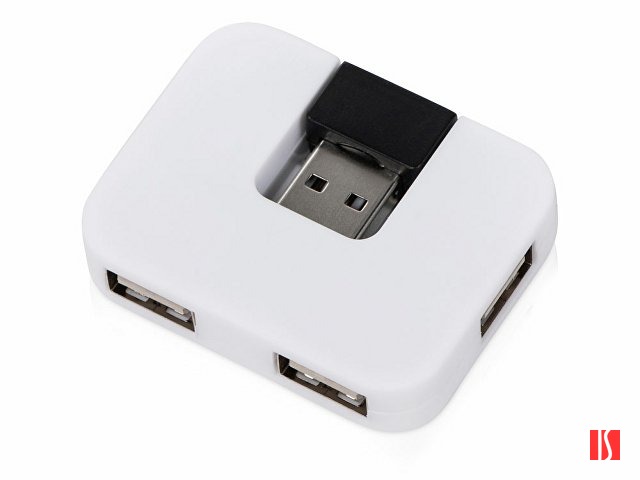 USB Hub "Gaia" на 4 порта, белый