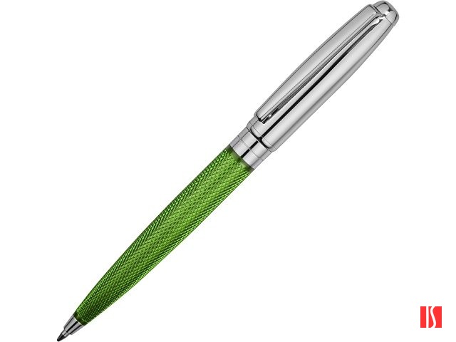 Ручка шариковая «Стратосфера», зеленый/серебристый
