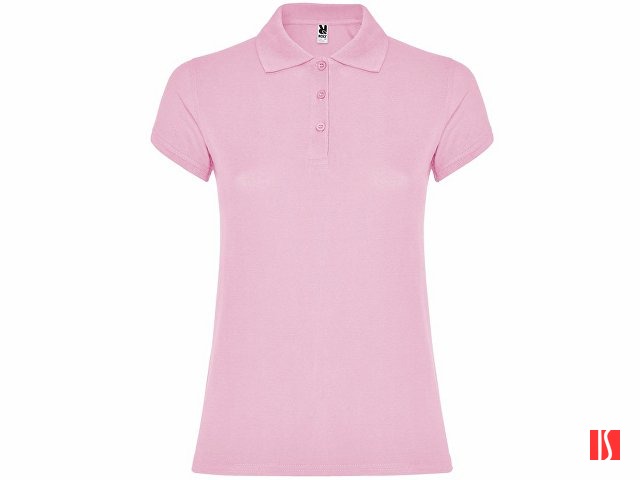 Рубашка поло "Star" женская, светло-розовый