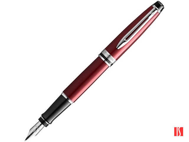 Перьевая ручка Waterman Expert Dark Red Lacquer CT Black, перо: M, цвет чернил: blue.