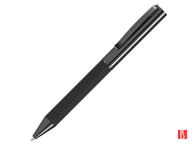 Ручка металлическая шариковая из сетки «MESH», стальной/черный