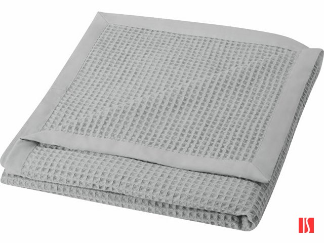 Вафельное одеяло Abele 150 x 140 см из хлопка, серый