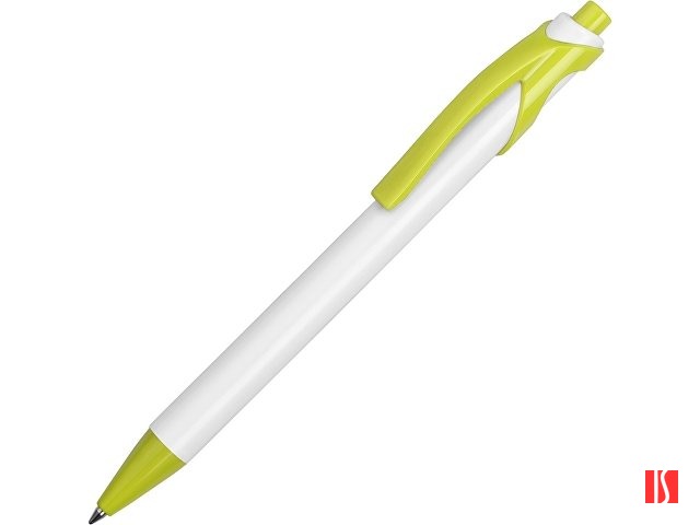 Ручка шариковая "Тукан", белый/салатовый