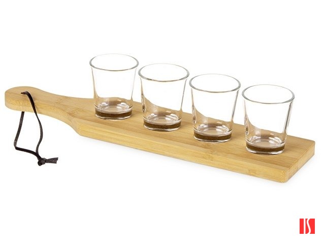 Набор стопок на бамбуковой подставке "Shots" (Р)