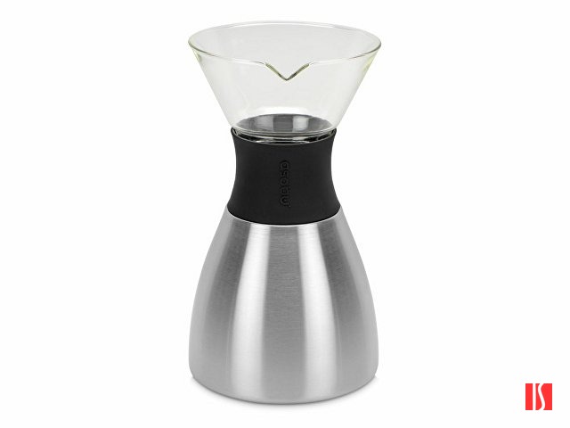 Кофеварка POUR OVER, 1000 мл, серебристый/черный