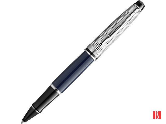 Ручка-роллер Waterman Expert22 SE deluxe Blue CT, цвет: Black, в подарочной упаковке