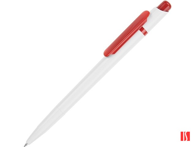 Ручка шариковая "Этюд", белый/красный
