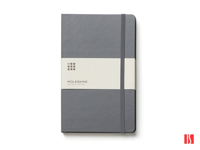Записная книжка Moleskine Classic (в линейку) в твердой обложке, Pocket (9x14см), серый