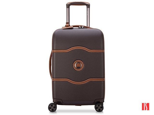 Чемодан 4-х колесный DELSEY, CHATELET AIR 2.0, 38л, коричневый
