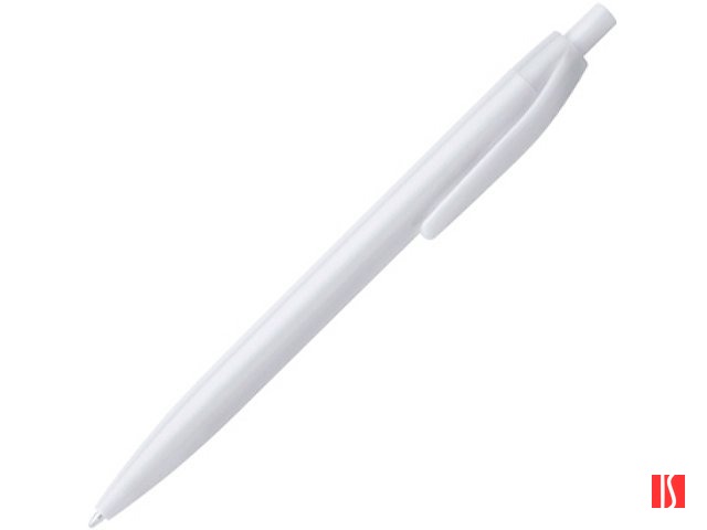 Ручка пластиковая шариковая STIX, синие чернила, белый