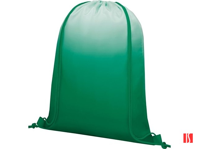 Сетчатый рюкзак Oriole со шнурком и плавным переходом цветов, зеленый