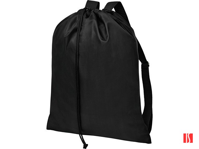 Рюкзак со шнурком и затяжками Lery, черный