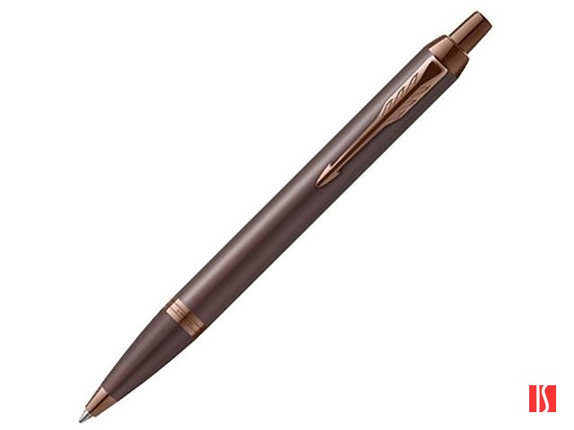 Шариковая ручка Parker IM Monochrome Brown, стержень:M, цвет чернил: blue, в подарочной упаковке.