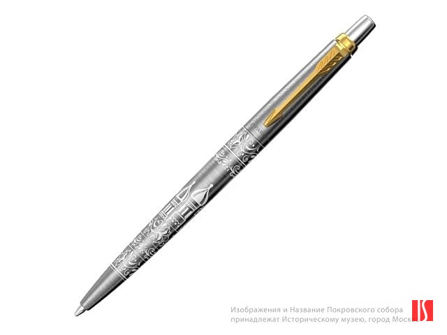 Шариковая ручка Parker Jotter Russia SE, цвет: St. Steel GT, стержень: Mblue