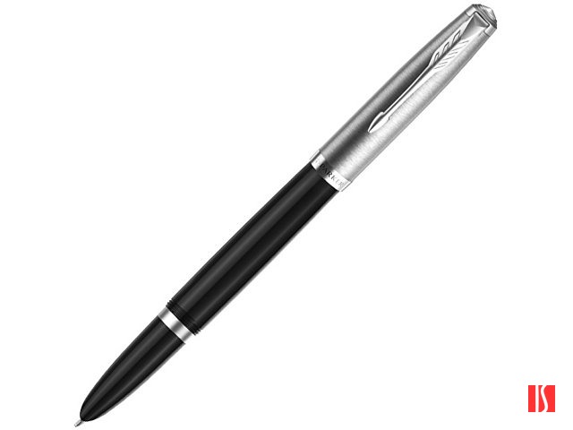 Перьевая ручка Parker 51 CORE BLACK CT, перо: F, цвет чернил: black, в подарочной упаковке.