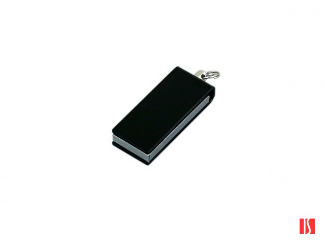 Флешка с мини чипом, минимальный размер, цветной  корпус, 32 Гб, черный