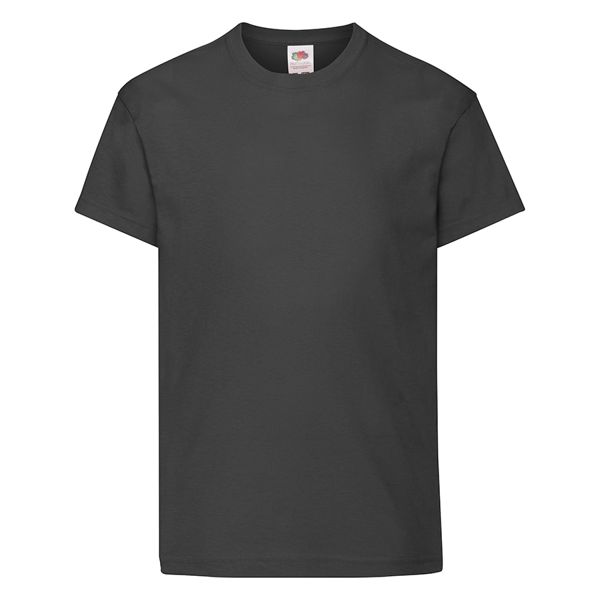 Футболка детская "Kids Original T", черный, 7-8 лет, 100% х/б,  145 г/м2