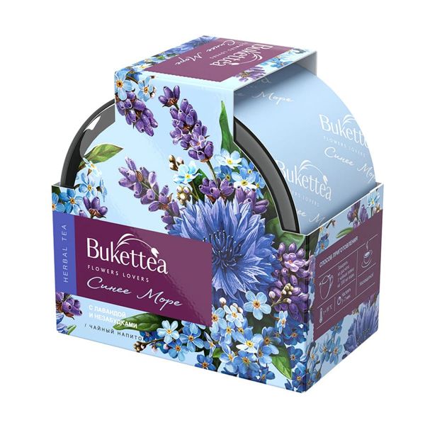 Чайный напиток BukettEA с добавками растительного сырья "Синее море"