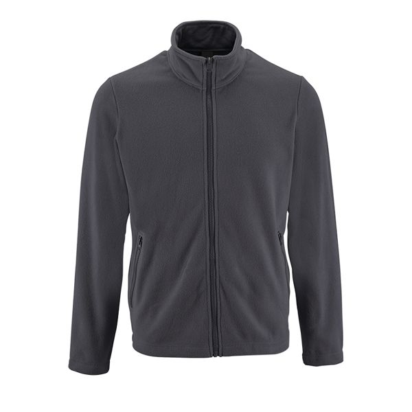 Толстовка на молнии мужская NORMAN MEN, темно-серый, L, 100% п/э, 220 г/м2