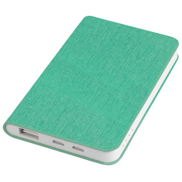 Универсальный аккумулятор "Provence" (5000mAh),зеленый,7,5х12,1х1,1см, искусственная кожа,пл