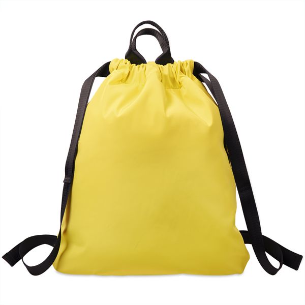 Рюкзак RUN, жёлтый, 48х40см, 100% нейлон