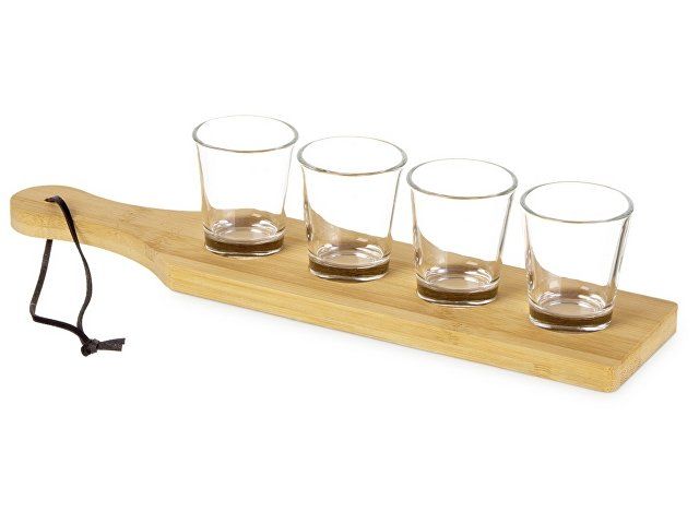 Набор стопок на бамбуковой подставке "Shots" (Р)