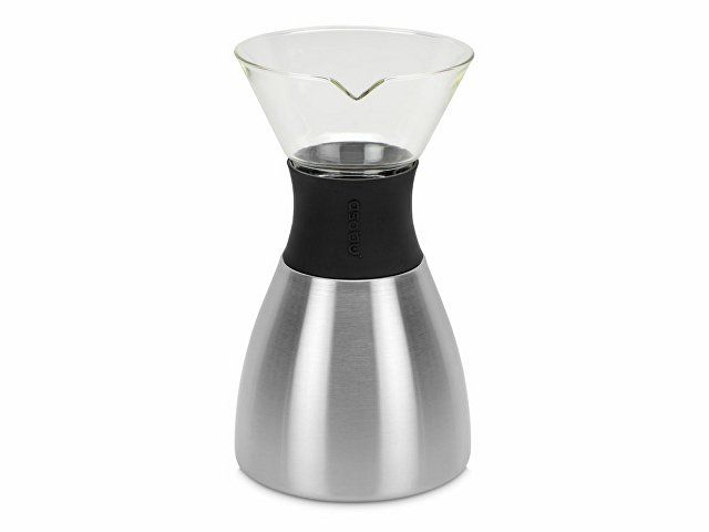 Кофеварка POUR OVER, 1000 мл, серебристый/черный