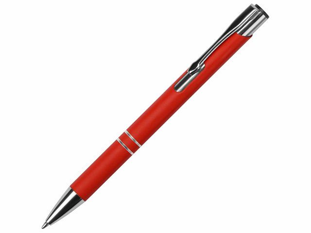 Ручка металлическая шариковая "Legend Gum" софт-тач, красный (Р)