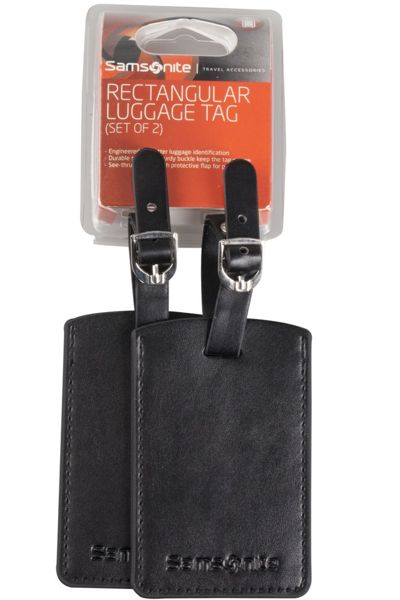Набор из 2 бирок Luggage Accessories, черный